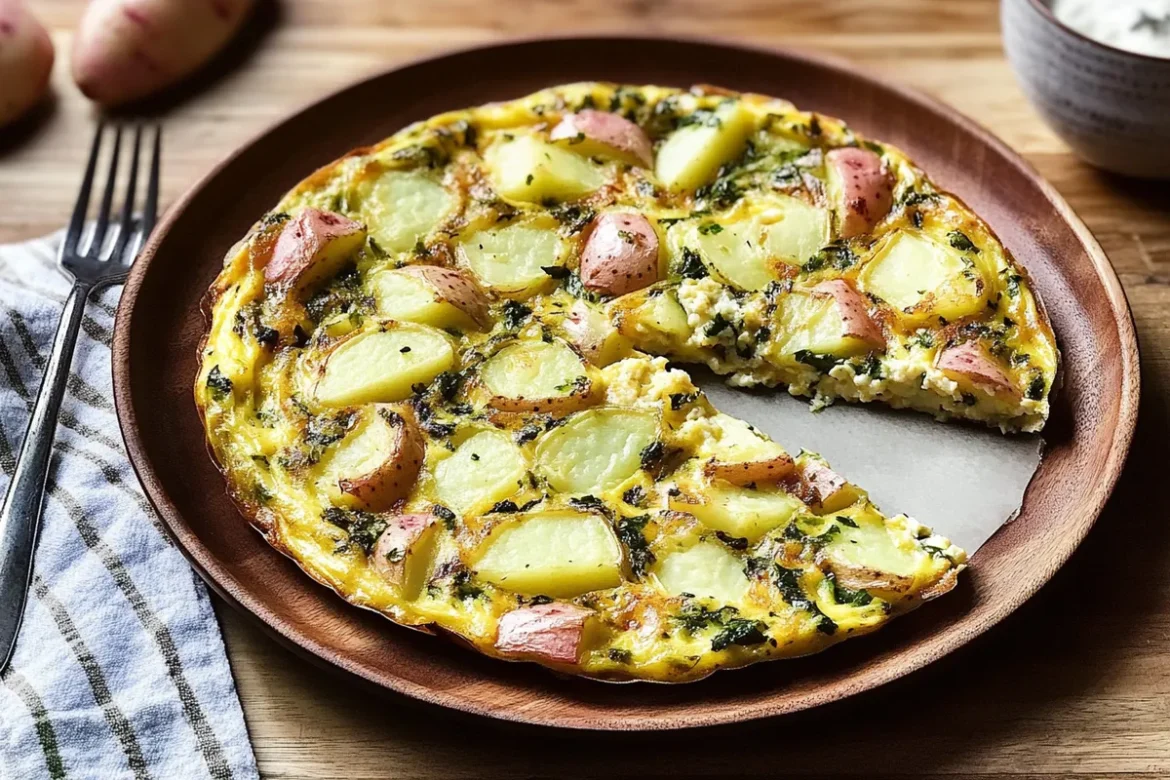 Turnips and Potatoes Frittata Recipe