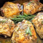 Chicken Thighs Rosemary Crock Pot Recipe for Effortless Flavor