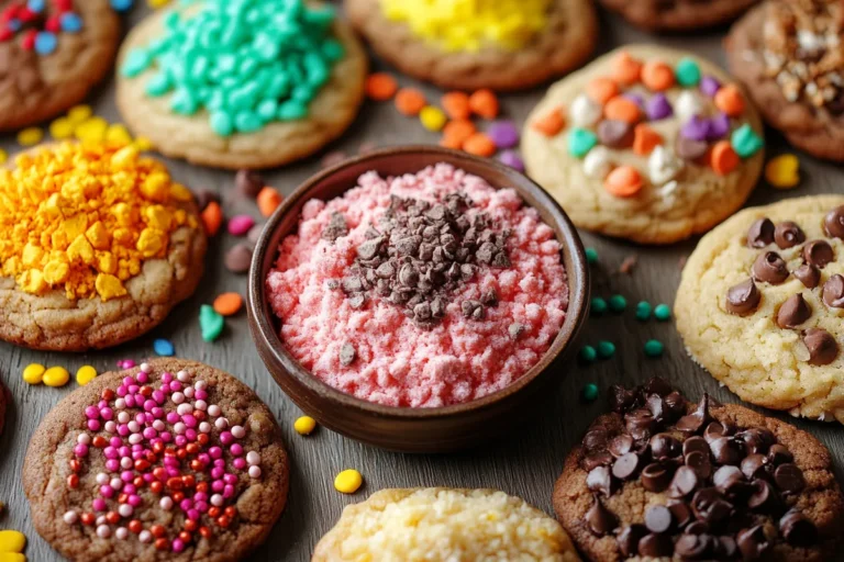 Colorful Ingredients in Some Cookie Recipes