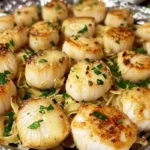 Garlic Butter Air Fryer Scallops from Frozen