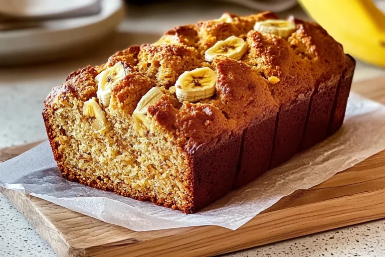 Irresistibly Moist Banana Bread Slice