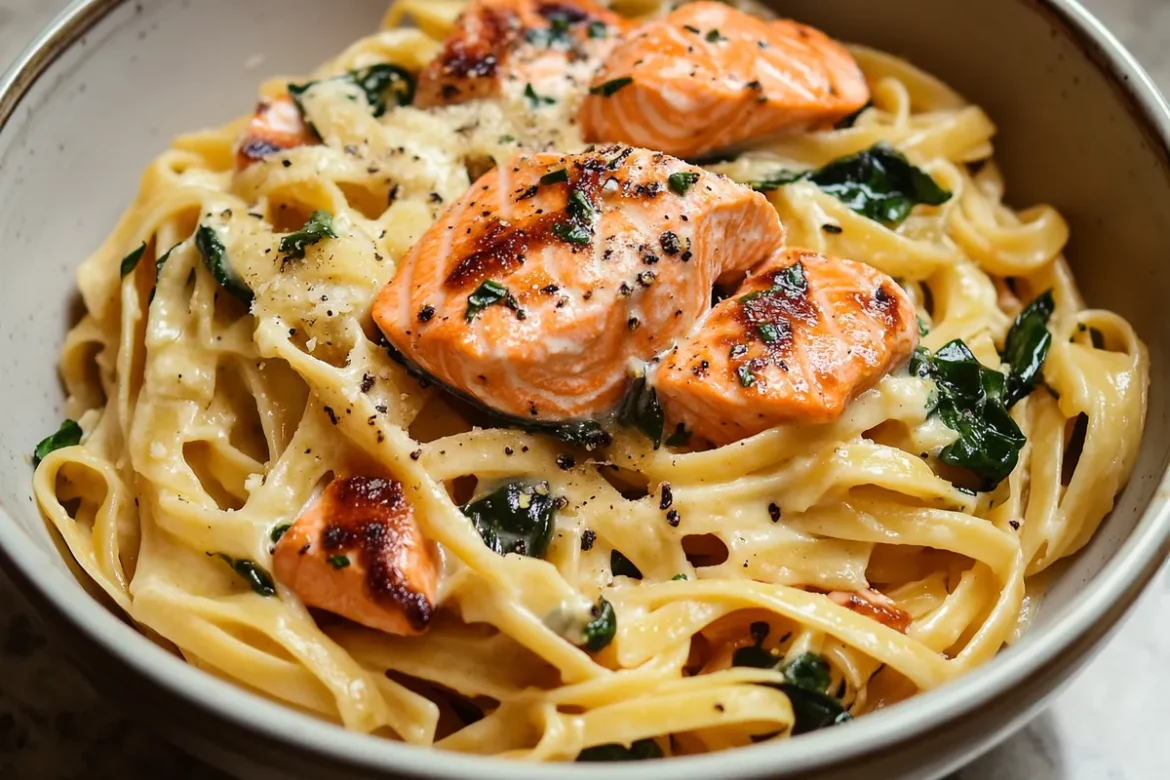 Savory Salmon Pasta Dish
