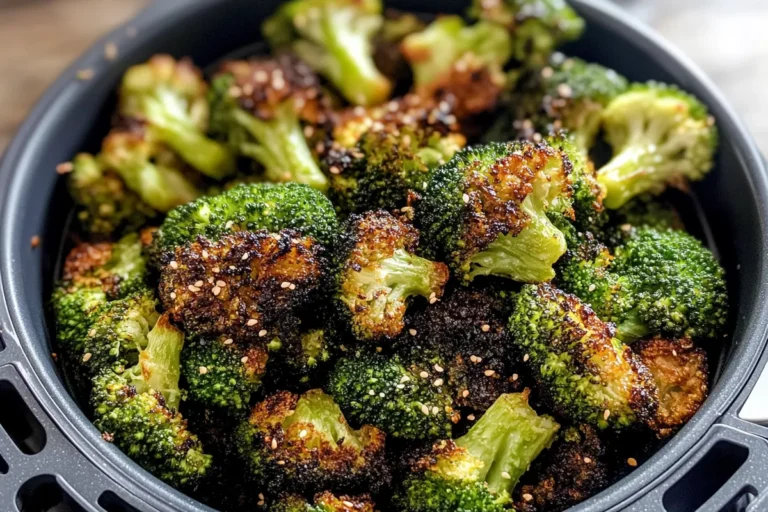 Crispy Asian-Style Roasted Broccoli in the Air Fryer