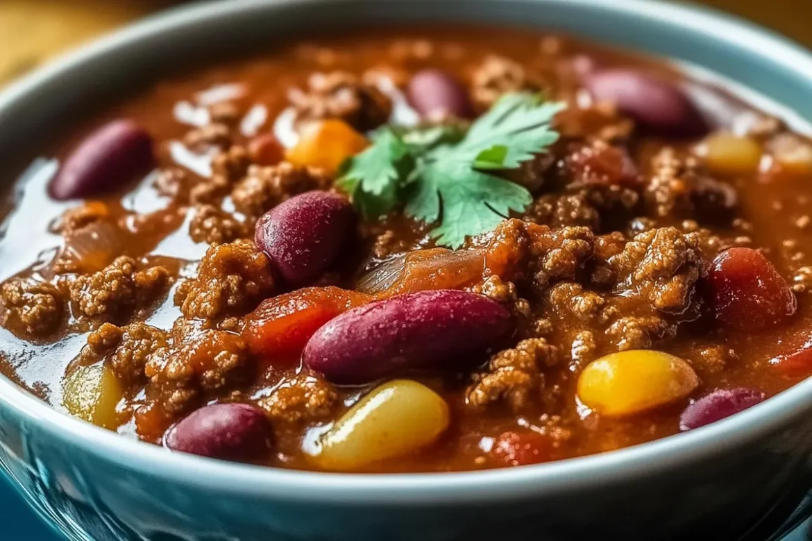 Savory Wendy's Chili in a Bowl