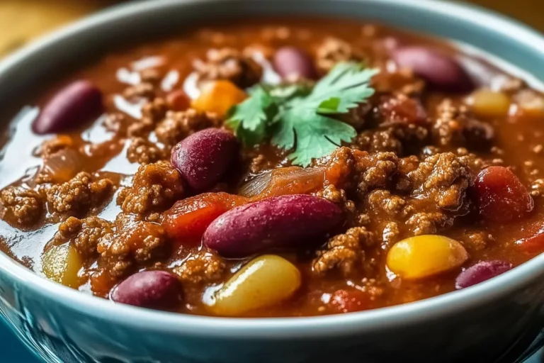 Savory Wendy's Chili in a Bowl