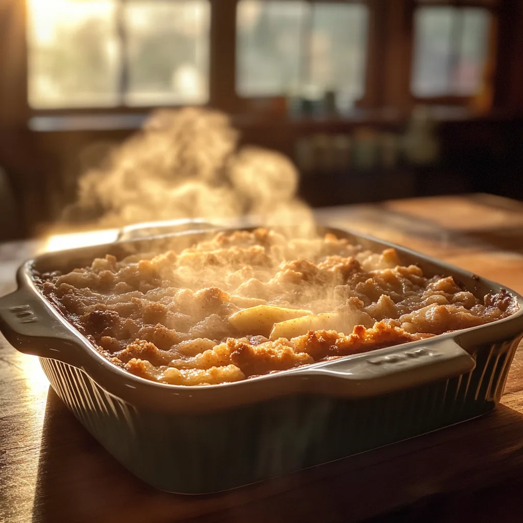 Apple crisp recipe without oats baked golden and fresh from the oven